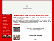 Tablet Screenshot of feuerwehr-stanzach.at